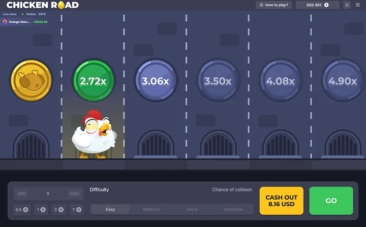 Chicken Road -pelin pelaaminen